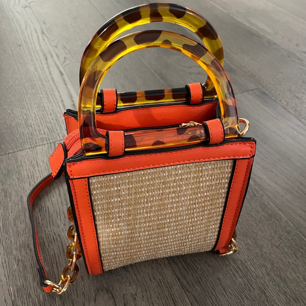 Orange Beach Tote and Crossbody